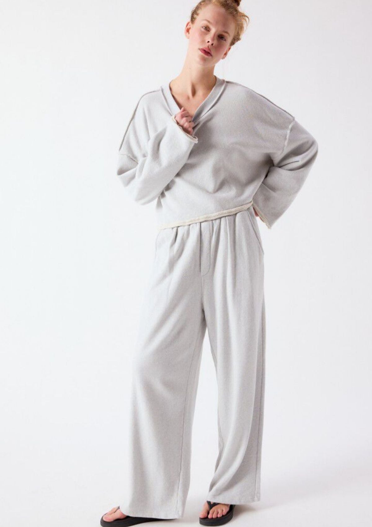 American Vintage Jogging Dantown Pants Sky Blue Melange – Deer Willow