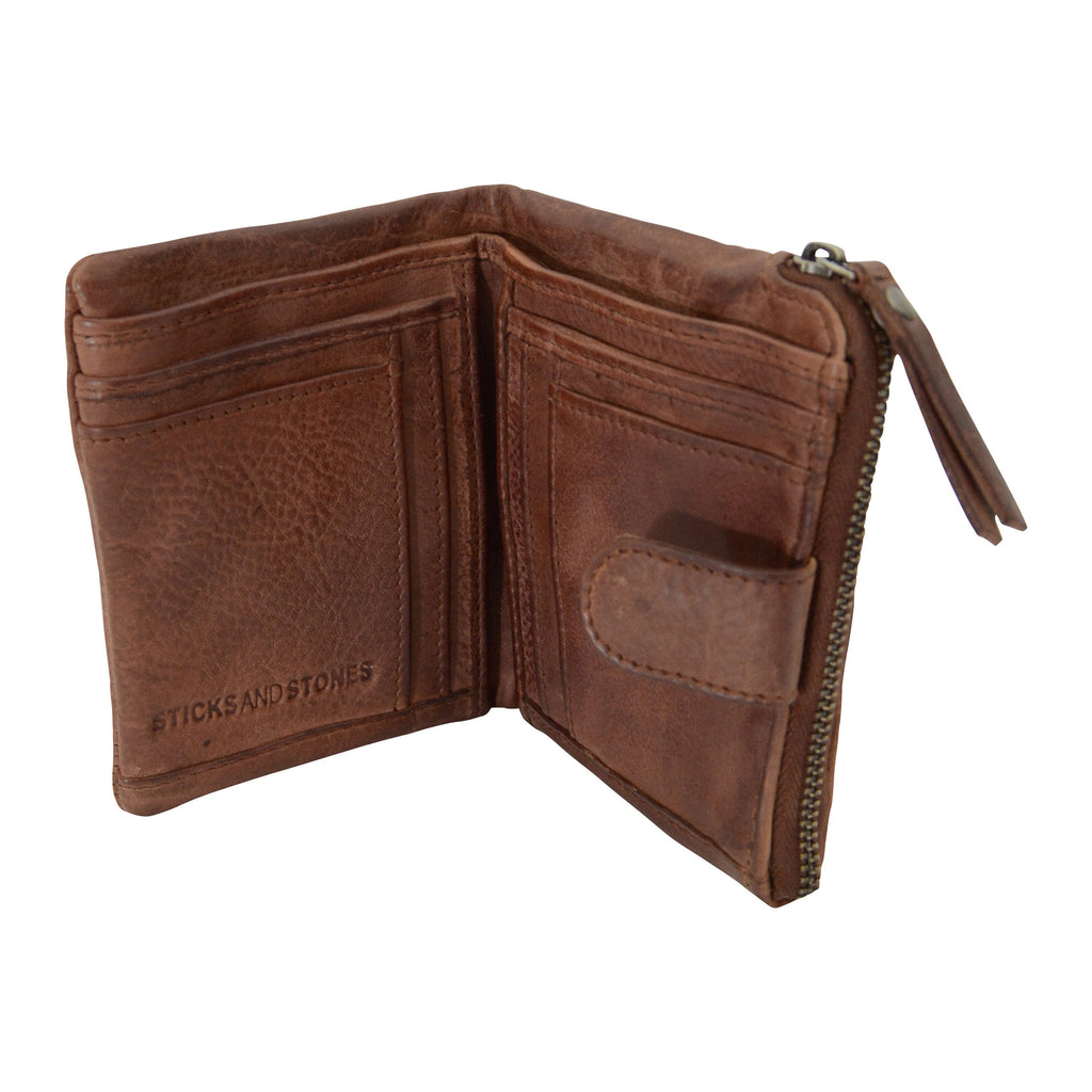 corsica leather wallet sticks and stones mustang