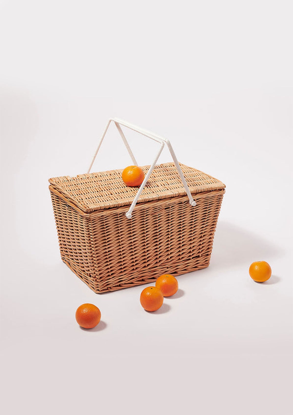 Sunnylife Large Picnic Cooler Basket Natural Deer Willow